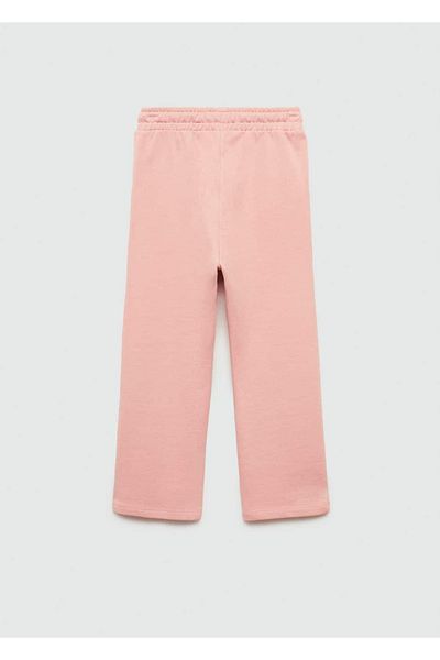 MANGO Kids Straight Cut Cotton Trousers