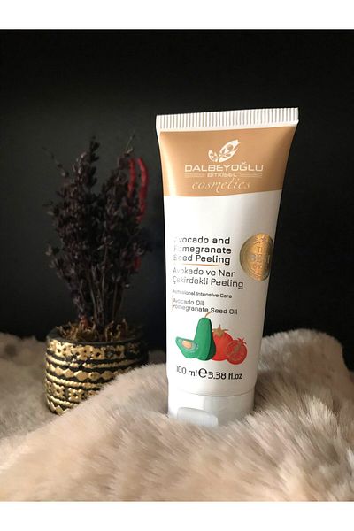 Dalbeyoğlu Bitkisel Avocado and Pomegranate Seed Peeling Cream - 100ml