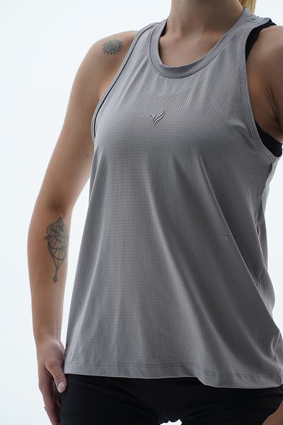 George Phoenix Flex Air - Gray Relaxed Cut Women's Sports Tank Top