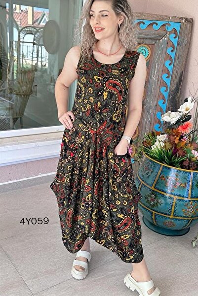 İnce Topuk TaSSel Detailed Zero Sleeve Bag DreSS - 4Y059