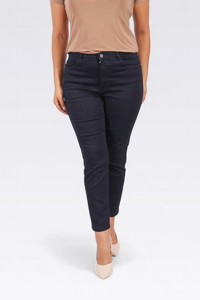 TOLGA SARAÇOĞLU 30153 BLUE ÎNCHIS PANTALONI DE DENIM LUNGIME LA gleznă