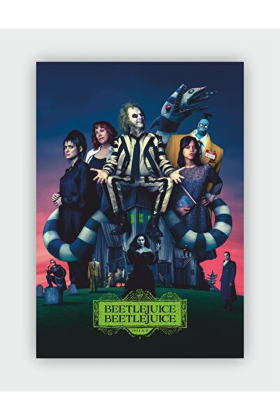 fırsatlar diyarı Beetlejuice - Beetlejuice Film Duvar Posteri - Kalın Kağıt -...