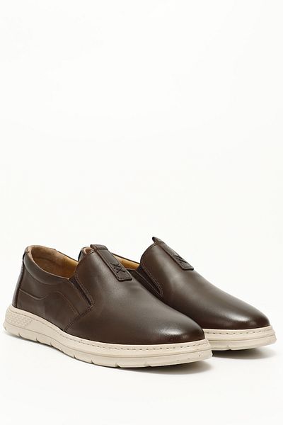 GÖNDERİ(R) Men's Brown Antique Lace-Up Genuine Leather Comfort Shoes