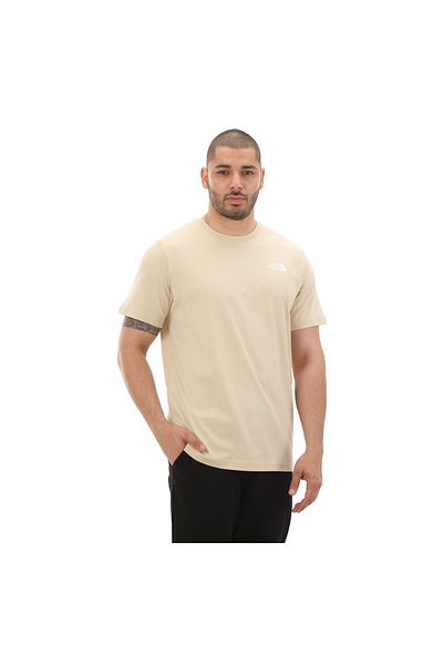THE NORTH FACE F0A87Np3X41-R m S-S Redbox Tee Men's T-Shirt Cream