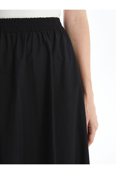 LC Waikiki Lcwk Elastic Waist Straight Poplin Women's Skirt