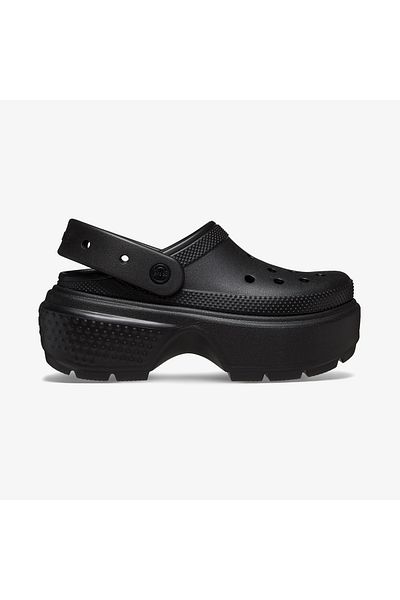 Crocs Stomp Women's Black Slippers