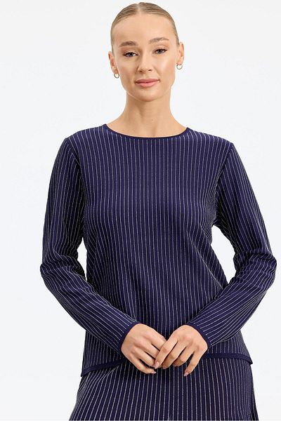 Tığ Triko Σετ φούστας NAVY με γυαλιές Rayon