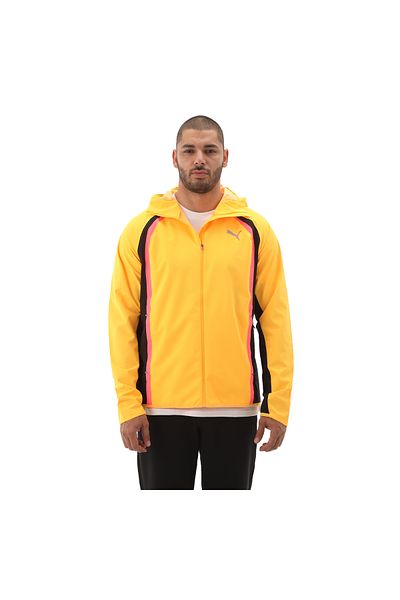 Puma 525799-38 Run Ultwve Raıncell M Pelernă de ploaie pentru bărbați, galbenă