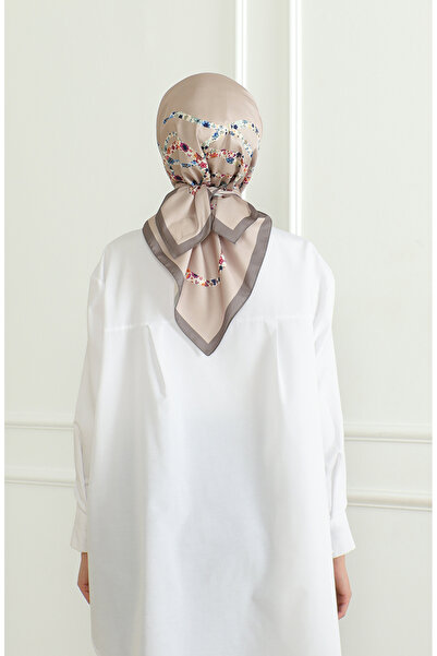 sefamerve Mink Beige Karaca Rayon Scarf - 81051-06