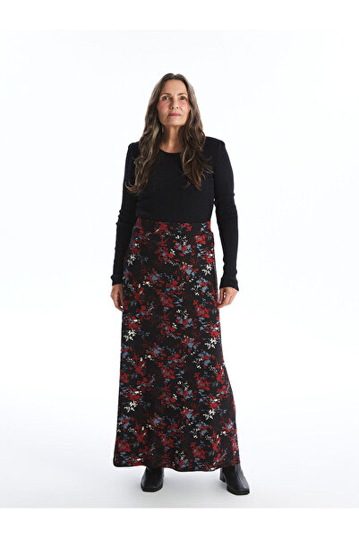 LC Waikiki Patterned Women's Skirt with Elastic Waist (W4)