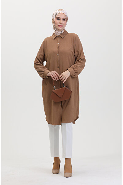 sefamerve Norková dlouhá tunika 1046-02 - na knoflíky