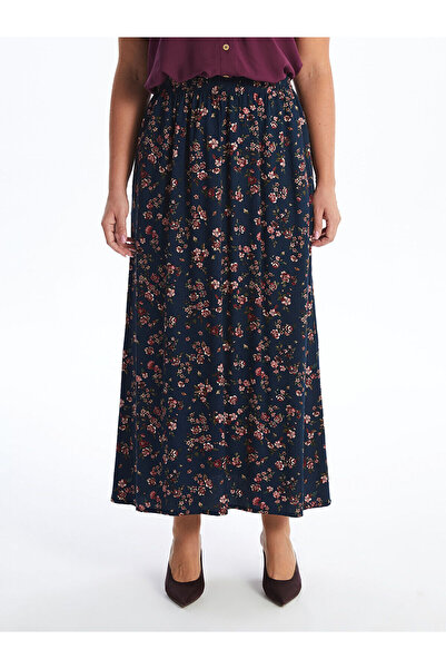 LC Waikiki Lw - Vzorovaná dámská sukně s elastickým pasem