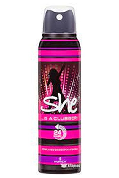 She İs A Clubber Deodorant 150 ml - 1 ADET