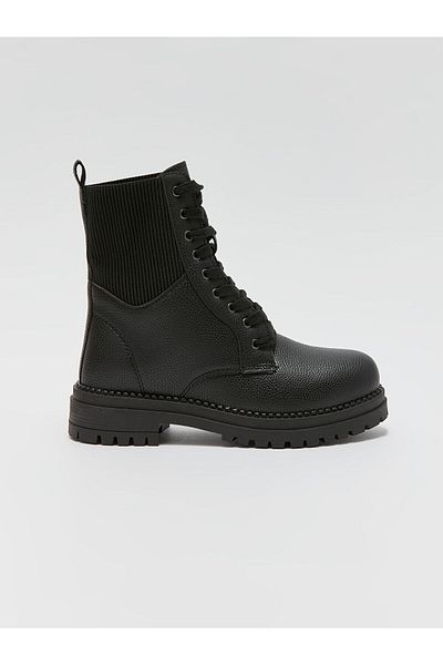 LC Waikiki Lw - Leather Look Lace up Women's Boots