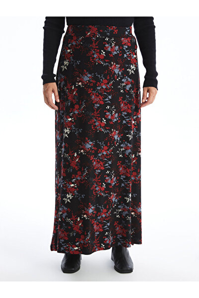 LC Waikiki Patterned Women's Skirt with Elastic Waist (W4)