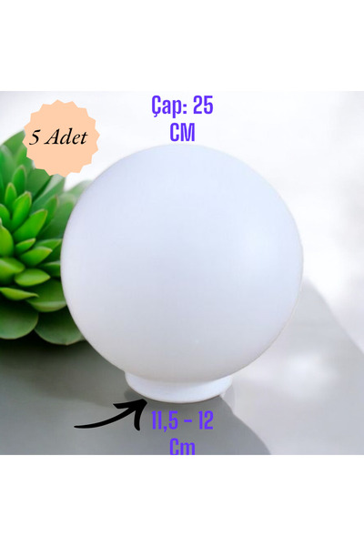 fullreyon 5 Adet 25'lik Karpuz, Birinci Kalite PVC Glop, Bahçe Aplikleri Yede...