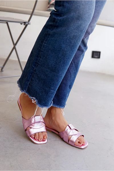 LAMİNTA Goldedye Candy Pink Women's Slippers