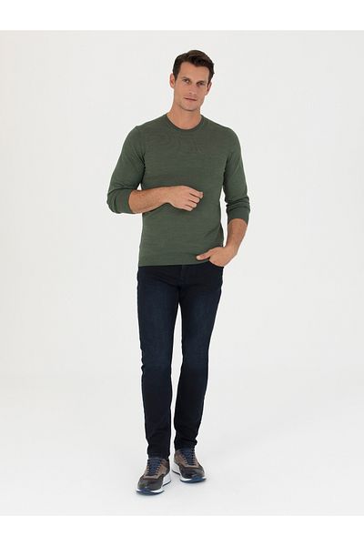 Cacharel Pantaloni slim de jeans bleumarin 50273505 -DN0023