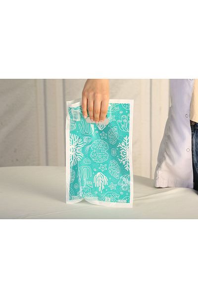 ÇABUKLAR 1 Kilogram Coral Shopping Bag - 20X30 cm