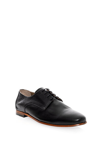 Cacharel Siyah Kösele Taban %100 Deri Klasik Ayakkabı 50268461-VR046