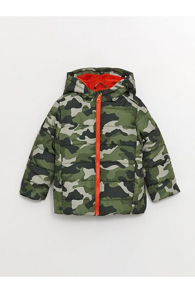 LC Waikiki Lcwk Hooded Long Sleeve Baby Boy Inflatable Coat