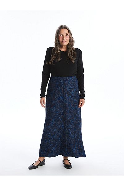 LC Waikiki Lw - Floral A-Line Women's Skirt with Elastic Waist