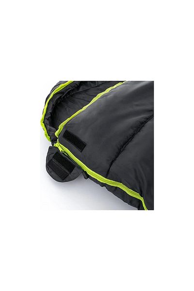 Loap Iron -5 ° C Right Zipper Sleeping Bag Black-Green R