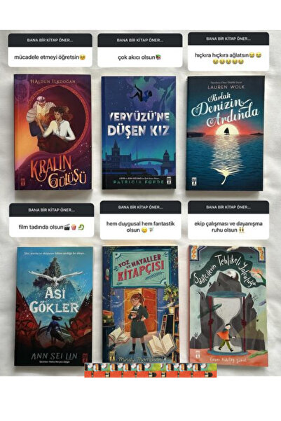 Genç Timaş Kralın Gülüşü,Yeryüzüne Düşen Kız,Parlak Denizin Ardında,Asi Gökle...