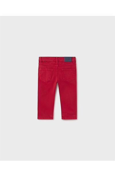 MAYORAL Winter Baby Boy Slimfit Trousers Red
