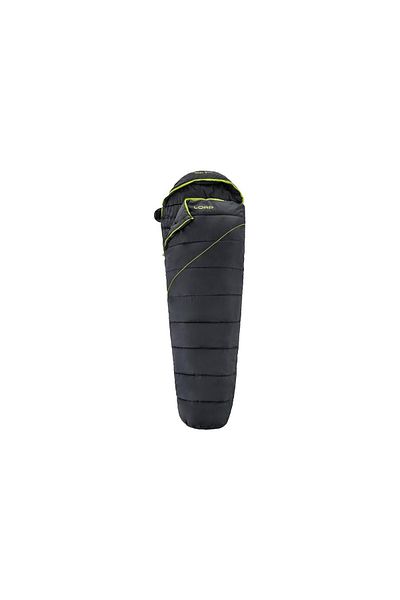 Loap Iron -5 ° C Right Zipper Sleeping Bag Black-Green R