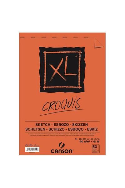 Canson Croquis Xl Top Spiral A4 21x29.7 90 Gr Sketchbook