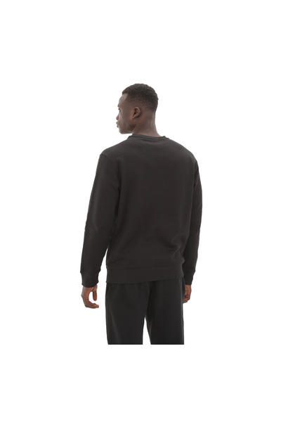 Timberland Λογότυπο Kennebec River Tree - Ανδρικό μαύρο φούτερ, Crew Neck