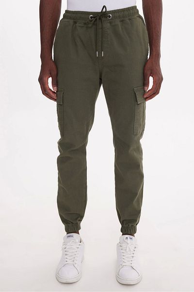 The Crow Ανδρικό αθλητικό παντελόνι Khaki TC1839