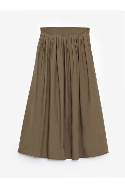 LC Waikiki Жіноча плісирована спідниця Lcwk з блискавкою на талії