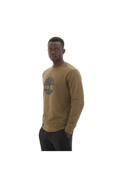 Timberland سويت شيرت Timberland Kennebec River Tree Logo للرجال - رقبة دائرية...