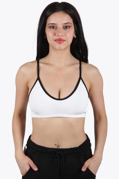 Mckanzie 9045 Фитільний базовий бюстгальтер - з бретельками