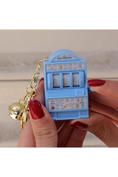 Piraye Gift Sanrio Karakterleri Mini Slot Makinesi Oyuncak Anahtarlık