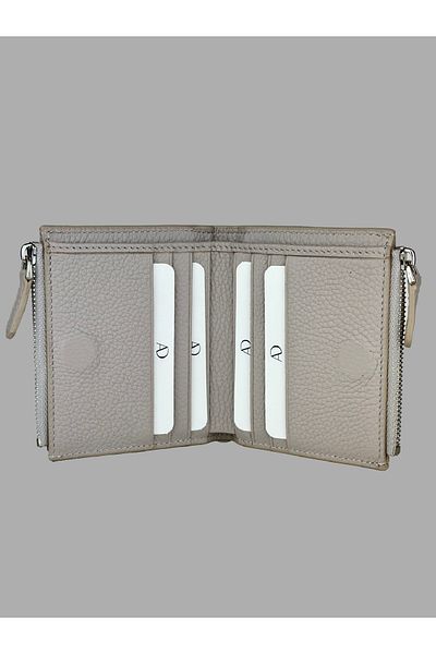 Ahıska Deri Ahıska Double Zipper Women's Leather Wallet 2000