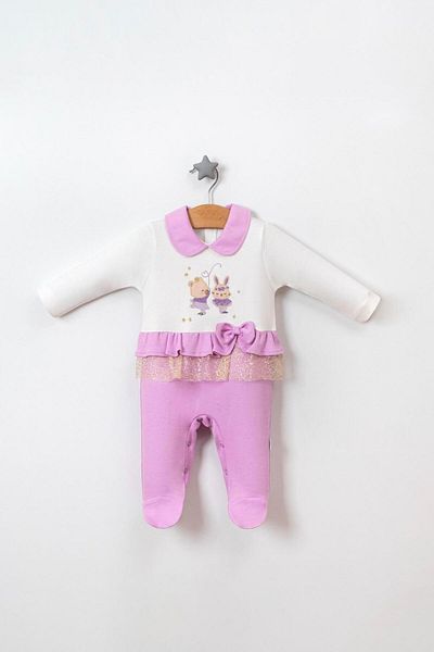 TRENDİMİZBİR Baby Girl Balett Friends Seasonal Jumpsuit