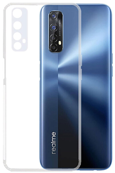 CEPSTOK Realme 7 Kılıf Şeffaf Kamera Korumalı Yumuşak Silikon