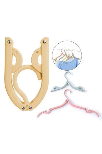 cesmetek 5 Pieces Portable Foldable Travel Hanger Clothes Hanger PORTABLE Hanger