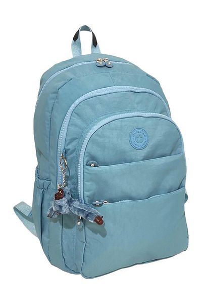 SYG Water Repellent Wrinkled Fabric - Black Backpack with 5 Compartments and Accessories 1625s