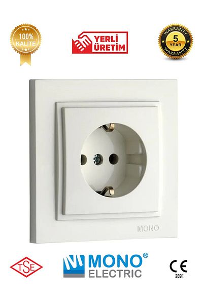YTE 48 White Grounded Mono Despina Frames