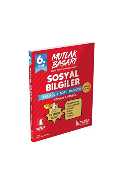 Irmak Yayınları muba 6.sınıf mutlak başarı sosyal fasikül + soru bankası