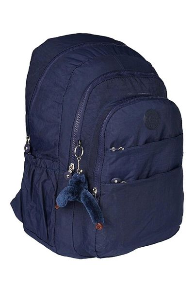 SYG Water Repellent Wrinkled Fabric - Black Backpack with 5 Compartments and Accessories 1625s