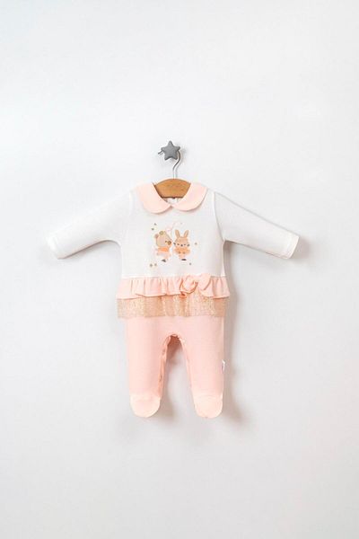 TRENDİMİZBİR Baby Girl Balett Friends Seasonal Jumpsuit