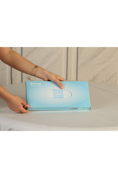 ÇABUKLAR Pharmacy Bag Bio Boxed Large Size (30X40 cm) - 50 Pieces