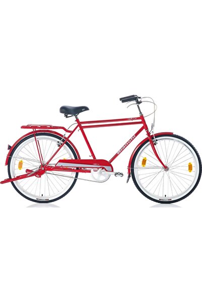Bianchi Milano V Fren 26 Jant Şehir Bisikleti Kırmızı Gri Siyah