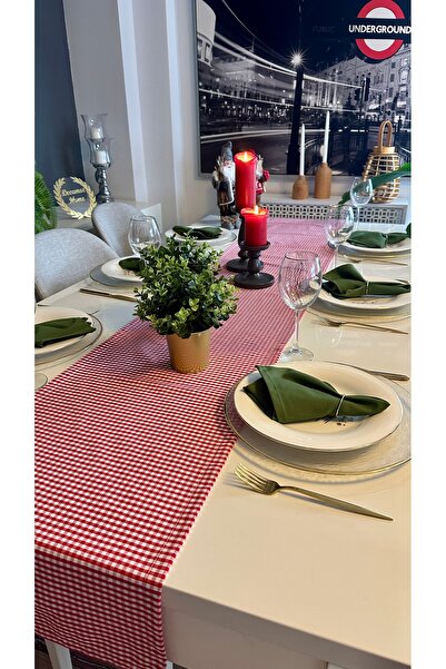 Decamor home Бавовняний льон Міні-потікар Безтурботний червоний бігун