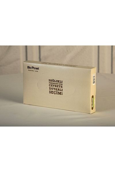 ÇABUKLAR Pharmacy Bag Bio Boxed Large Size (25X28 cm) - 100 Pieces